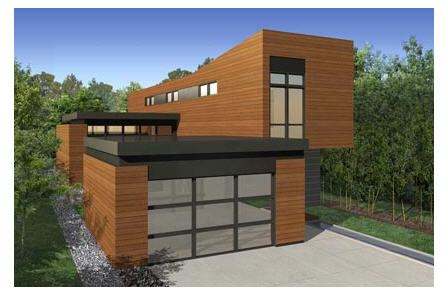MK Designs by Blu Homes Sidebreeze prefab home.