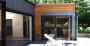 Michelle Kaufmann Designs Sunset Breezehouse patio.
