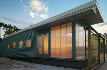 Office of Mobile Design Portable House prefab home.
